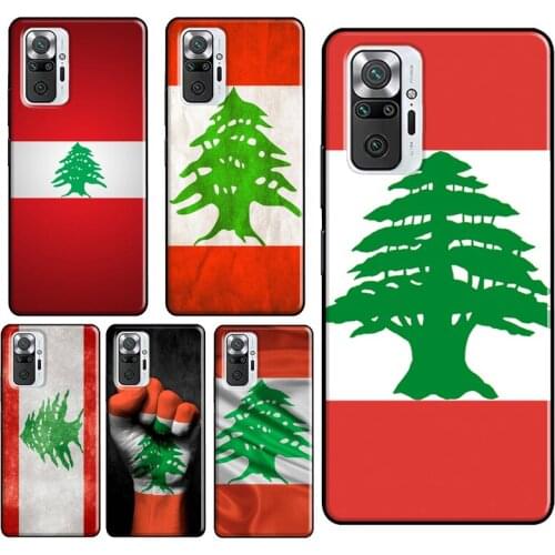 Lebanon Flag Case For Xiaomi Redmi Note 9 Pro 7 8 8T 9S Note 10 Pro Cover For Redmi 9 9T 9C 9A 8A 7A