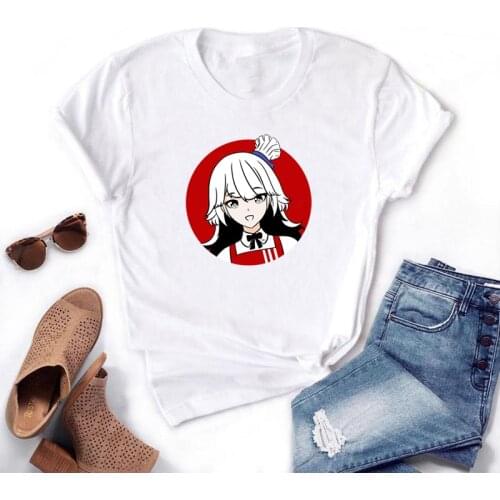 Kawaii Girls Graphics Oversized T-Shirt Fashion Korean Version Popular Summer Short Sleeve 7 Colors Loose Tops
