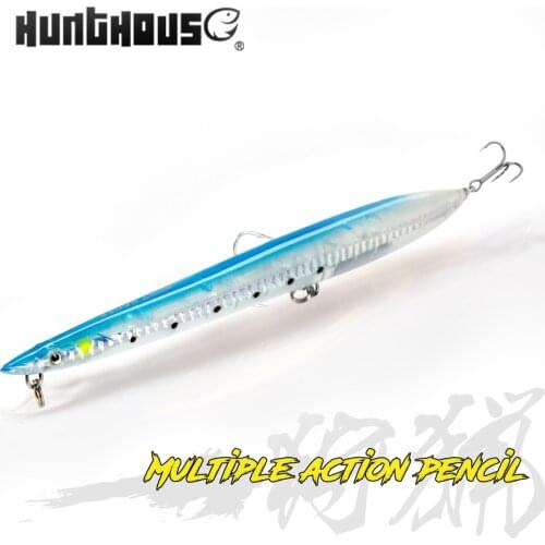Hunt house SANDEEL SURF WALKER pencil popper leurre stickbait pencil lure sea fishing lure sinking floating baits savage gear