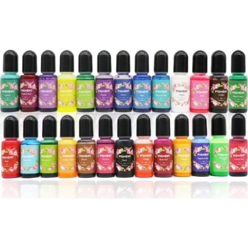 26 Colors Crystal Epoxy Pigment UV Resin Dye DIY Jewelry Colorant Art Crafts Coloring Drying Color Mixing Liquid Decorations Ma