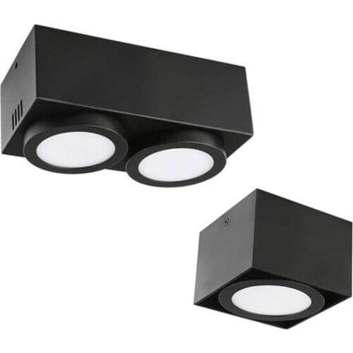 Square downlight 7W 10W 14W 20W surface mounted LED downlight AC85-265V LED living room bedroom corridor ceiling light