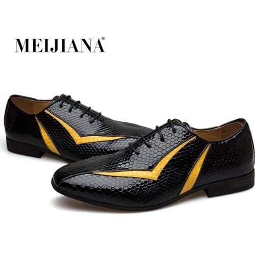 MEIJIANA L ightning Style Mens Loafers Shoes New Genuine Leather Shoe For Men Oxfords Shoes Brand Banquet Shoes Loafers