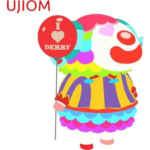 UJIOM Wall Stickers Cartoon Clown Sticker Home Office Room Decor Wallpapers Kid Livingroom Bedroom Decoration Accessories Decals