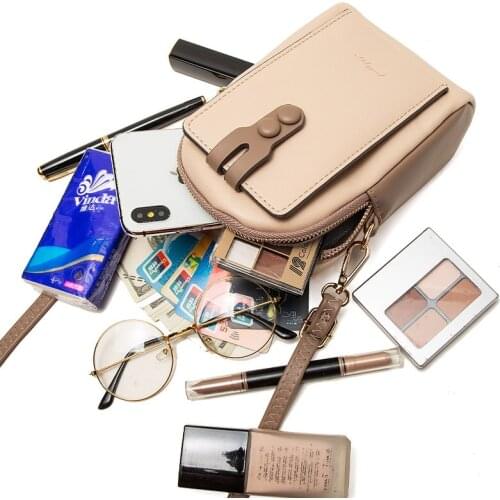 Prettyzys New Small Shoulder Bag Women PU Leather Phone Pocket Purse Ladies Mini Crossbody Messenger Bags Female Wallet