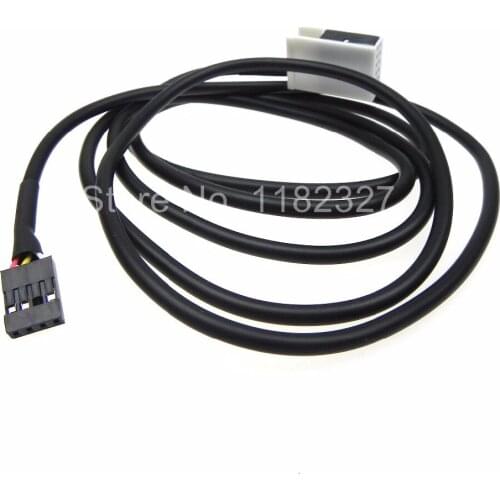 1pcs High Quality AUX SWITCH+AUX CABLE For RCD510+ RCD310+ RCD300 VW Golf/GTI/R MK5 MK6 Bora Sagitar Tiguan