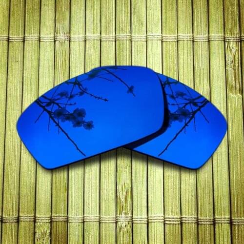 Polarized Replacement Lense For-Oakley Square Whisker Sunglasses Frame True Color Mirrored Coating - Violet Options