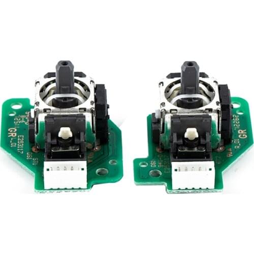 Right Left Analog Joystick Thumb Stick Sensor Module with PCB Board For Nintend Wii U Gamepad WiiU Pad Controller