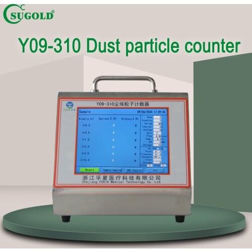 Y09-310AC-DC (Battery Operated)28.3L/minLaser Particle Counter