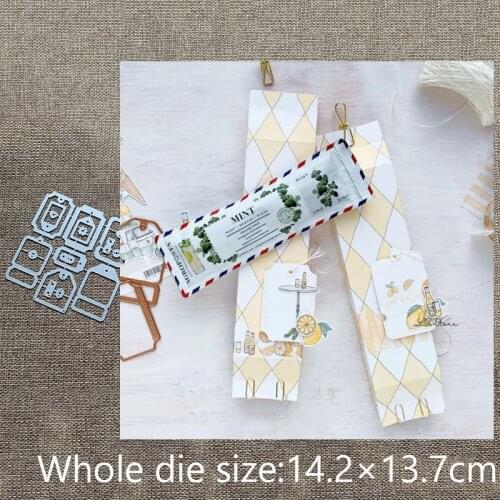 XLDesign Craft Metal Cutting Dies stencil mold Various tag decoration scrapbook Album Paper Card Craft Embossing die cuts