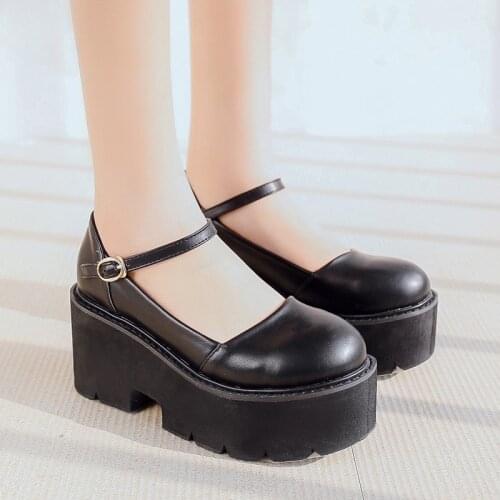 Spring Autumn Gladiator Shoes Woman Thick Heel fall shoes Sexy Women Pumps High Heels office shoes women prom shoes LJA942