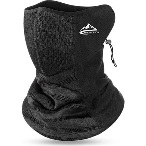 Winter Neck Warmer Bandana Tube Scarf Fleece Pipe Half Face Mask Sports Thermal Skiing Gaiter Hiking Cycling Outdoor Haze Mask