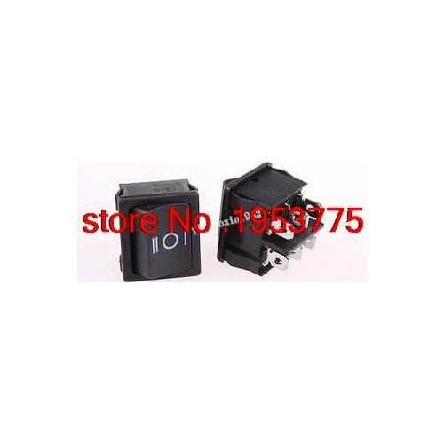 20 Pcs x 6 Pin DPDT ON-OFF-ON 3 Position Boat Rocker Switch 6A/250V 10A/125V AC