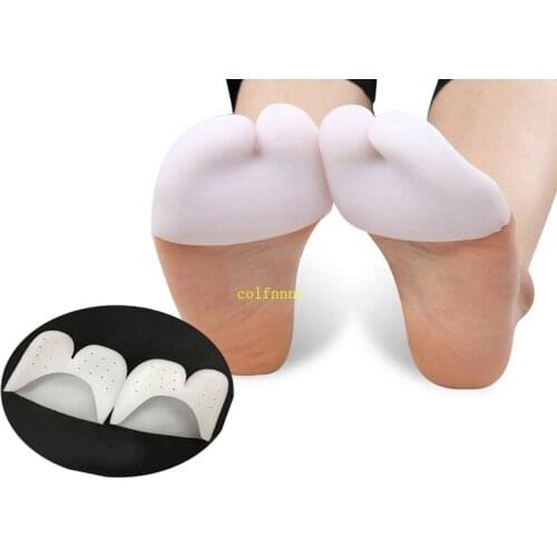 200pairs/lot Silicone Gel Toe Pads Sleeve Forefoot Cushions Toe Protector High Heels Foot Protection Toe Cover Pads Tool