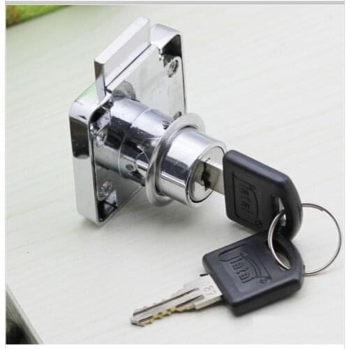 5PCS/LOT Furniture Hardware Drawer Cabinet Lock/Door Lock(2 KEYS)