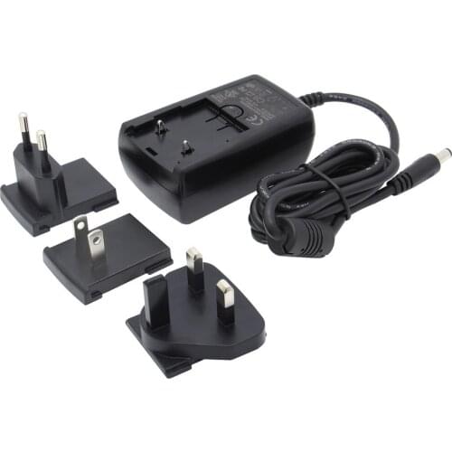 DC 5V 4A Power Adapter with EU/US/UK Plug, DC5.5x2.5 Power Supply for Raspberry Pi X820/X825/X828 2.5" SATA Expansion Board