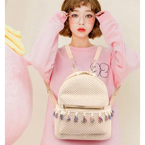 Женские плетеные рюкзаки AIZHIYI China At AliExpress