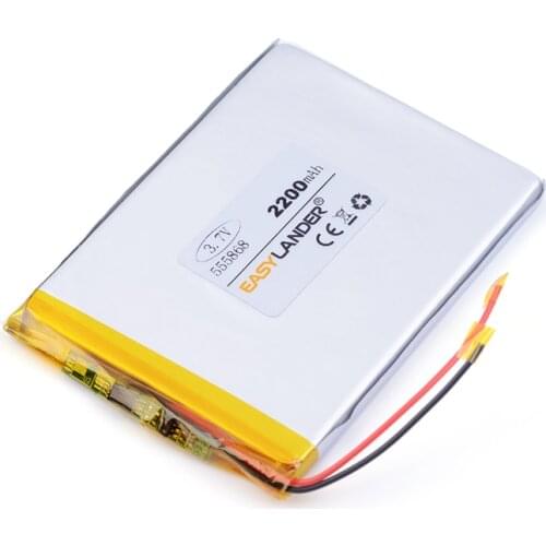 555868 3.7V 2200mah best battery brand Size tablet battery With Protection Board GPS Tablet PC Digital Products Fre tablet