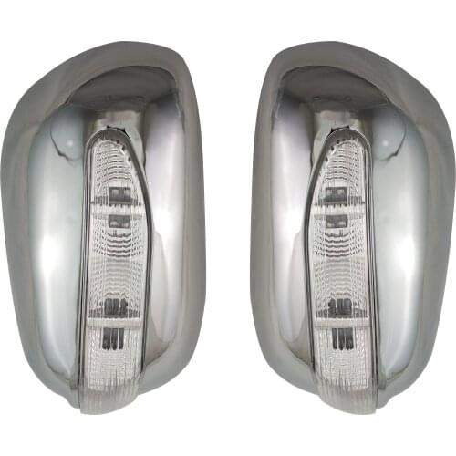 Novel style Car accessories ABS Chrome plated door mirror covers with Led For Toyota Corolla Fielder 2003
