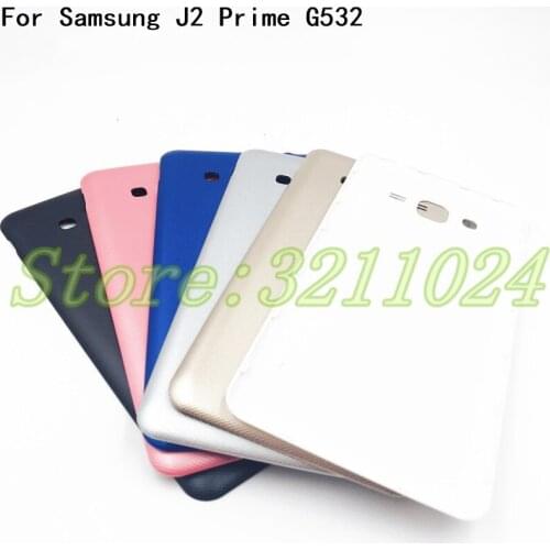 5.0'' For Samsung Galaxy J2 Prime SM-G532F G532 Housing Back Cover Rear Battery Door Fundas Replacement Parts