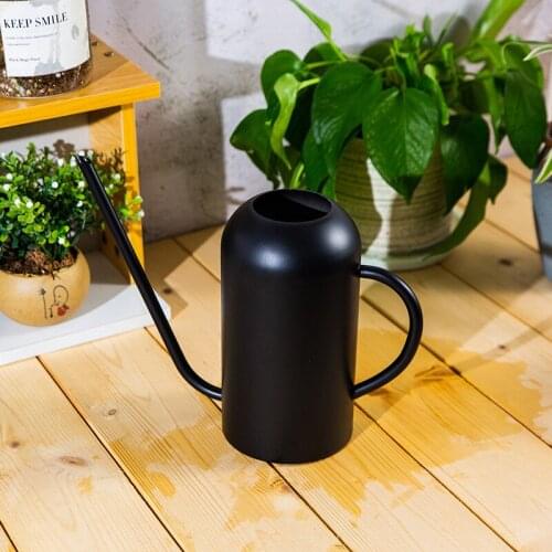 1500ml Watering Pot Stainless Steel Potted Small Lrrigation Can Long Mouth Sprayer Garden Flower Plants Water Pots