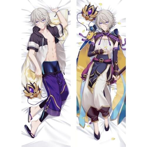 Game Fate/Grand Order FGO Lang Lin Wang Dakimakura Male FullBody Long Pillowcase Throw Bedding Cushion Cover Pillow Case
