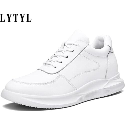 Brand Fashion Outdoors Sneakers Waterproof Mens Shoes Men Genuine Leather Casual Shoes Zapatos Hombre White Sport Shoes D20-62