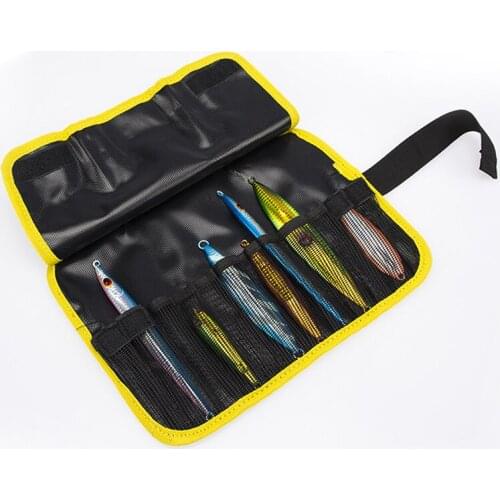 Multifunctional Fishing Lures Bag Wallet Spoon Spinner Baits Storage Case Metal Jig Tackle Pesca Fishing Accessories