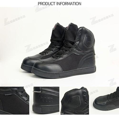 Motorlaarzen Waterdichte Mannen Motocross Schoenen Moto Rijlaarzen Motorbike Biker Chopper Cruiser Touring Enkel Schoenen