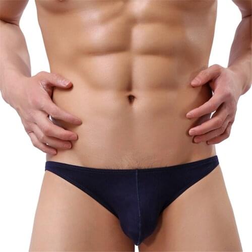 Men Underwear Mens Briefs Ice Silk Breathable Seamless panties cueca Male Underwear Briefs Sexy