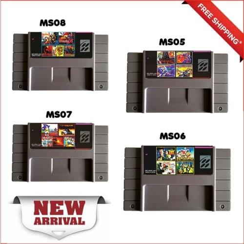 New Arrival 16 Bit Super Game Collections 46 Pins NTSC Big Gray Game Card For USA Version Game Player Consoles
