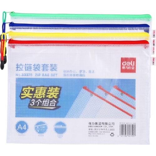 3pcs Document Bag Waterproof Filing Products File Folder Holder Storage Bag Stationery Organizer