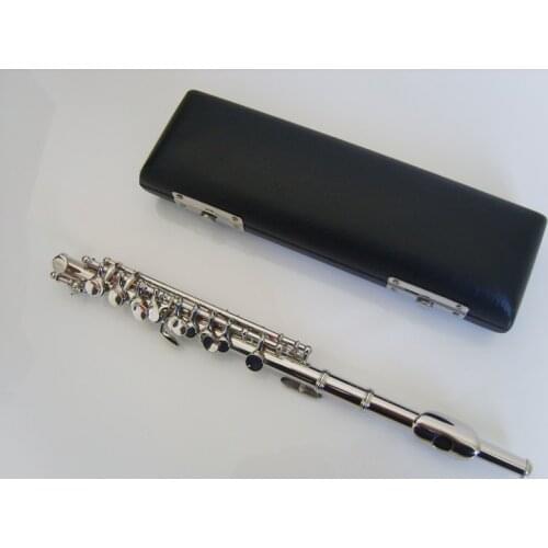 Piccolo Ottavino Half-size Flute Silver Plated C Key with Padded Box