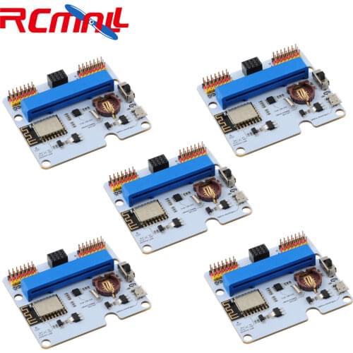 5pcs/lot Iot:bit Expansion Board ESP8266 Intergrated ESP12F WiFi/RTC/Passive Buzzer Module for lego micro:bit