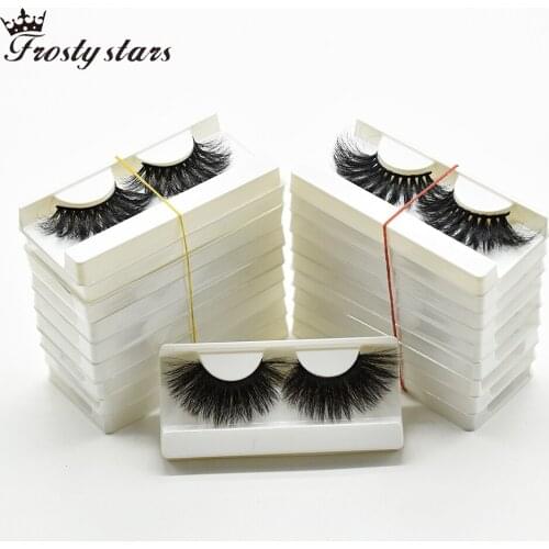 Dower Me Fluffy Lashes Mink Thick 25mm Mink Eyelashes Wholesale Long False Eyelashes Extension Bulk Fake Lashes Vendors