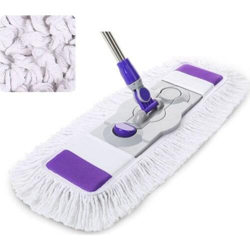 3pcs 65*25 cm large size Mop Head Floor cleaning cloth Paste The Mop Replace Cloth Household Cleaning Mops Accessories