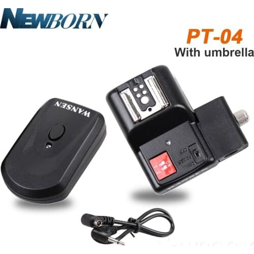 Flash Trigger 4 Channels Wireless/Radio Flash Trigger with Umbrella Holder +Receivers for Canon Nikon Pentax Olympus Yongnuo