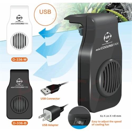 HONGYI 12V Low Noise Fish Tank Coldwind Cooling Fan Hang On Water Plant Cooler Temperature Control Marine Aquarium Coral Reef