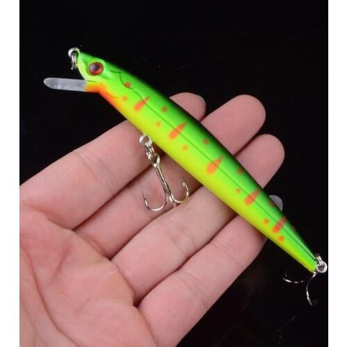 1pcs 11cm 9.2g Hard Bait Laser Minnow Fishing Lure Pesca Hook Fish Wobbler Crankbait Tackle Artificial Lures 3D Eyes