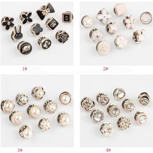 15pcs/lot Zinc alloy 1cm DIY Decorative buttons no sewing required