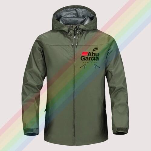 51 abugarcia Outdoor Mountaineering Windproof Jacket Hooded comfortable Men Women Fashion High Quality Asian size