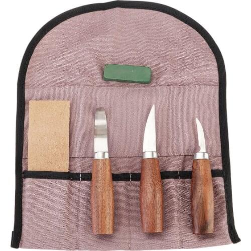 6Pcs Wood Carving Tools Set for Spoon Bowl Cup or General Chip Carving Kit for Beginners