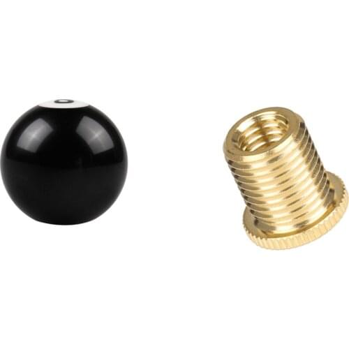 8 Billiard M12*1.25mm Gear Shifter Shift Knob Boot With M8x1.25 Nut Insert