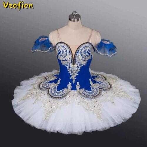 Ballet Tutu Professional Dancewear Kids Swan Lake Ballet Dance Costumes Girls Ballerina Party Dance Gymnastics Leotards Dress
