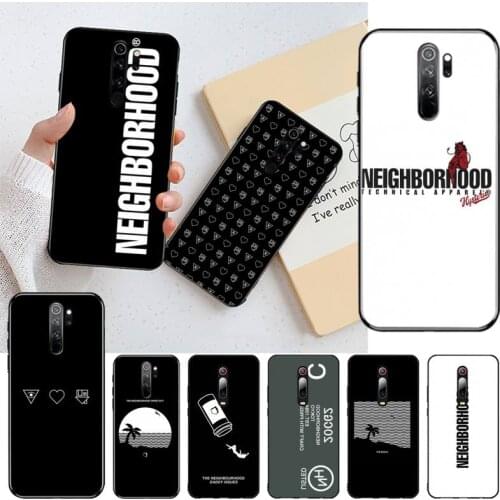 Hot Japan Street Trend Brand Neighborhood Phone Case for Redmi 9A 8A 7 6 6A Note 9 8 8T Pro Max Redmi 9 K20 K30 Pro