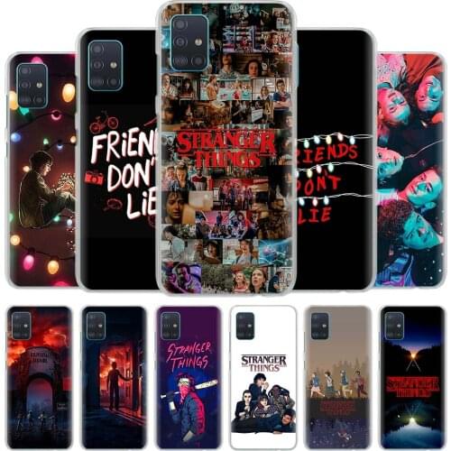 Phone Case for Samsung Galaxy A51 A71 A11 A21s A31 A41 A42 A91 A12 A02s A01 A10 A30 A50 A70 Hard Cover Shell Stranger Things