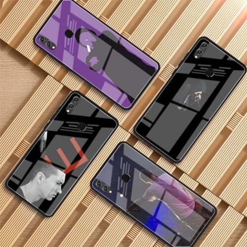Eminem Mile Rap Tempered Glass Phone Case For Huawei P20 P30 P40 P40 Lite Pro Psmart Mate 20 30 Cover Shell