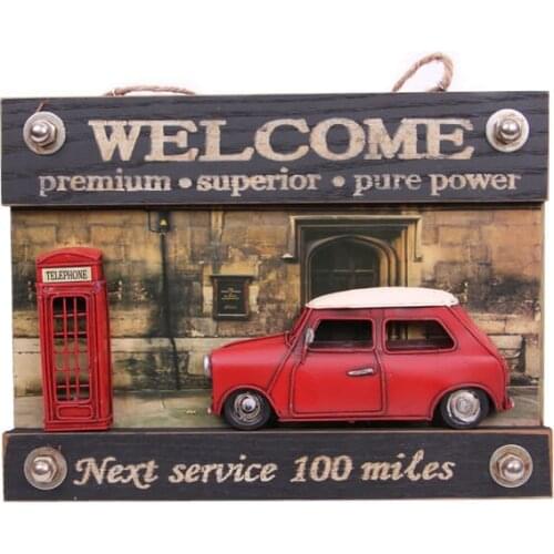 Decorative Metal Door Lettering Car Telephone Decorated-Cafe, Restaurant, Hotel - Door Wall Lettering-Gift, trinket Quality