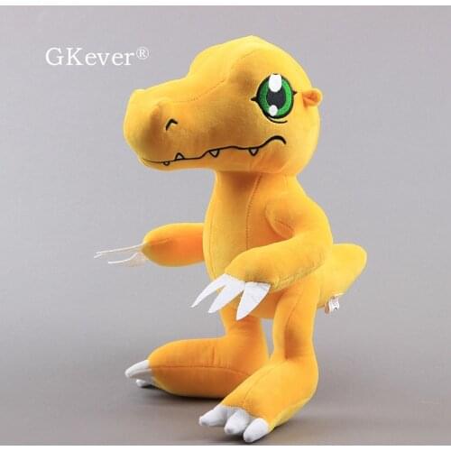 Digimon Plush Adventure Agumon Figure Soft Toys Cute Monster Stuffed Animals 13" 33 cm Kids Gift