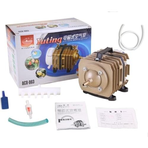 Oxygen pump electromagnetic aquarium air compressor air pump oxygen tank pond compressor suitable for large pond breeding tools