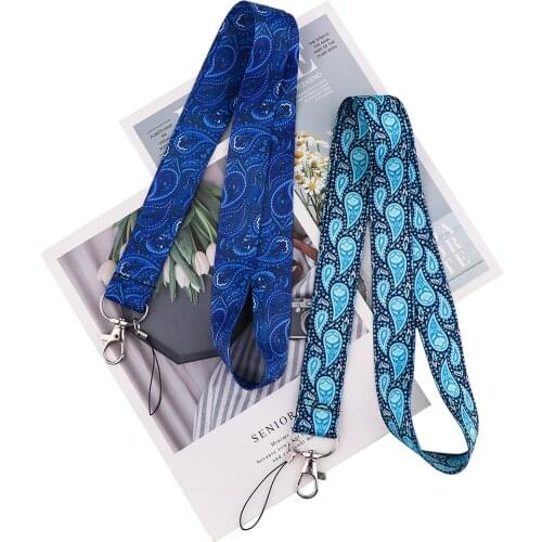 Flyingbee Fashion Painting Art Key Chain Lanyard Neck Strap For Phone Keys ID Card Creative Lanyards Accessories X2171